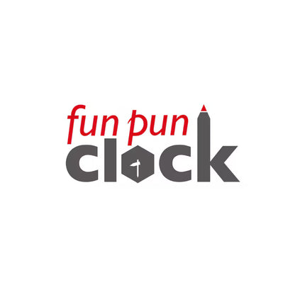 fun pun clock for table